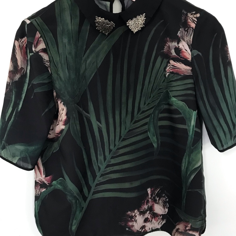 Ted Baker Jewel Collar Shirt